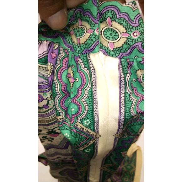 Samuel Robert Bye Peter Hatsi Handrea Multicolor Knee Skirt 10 - Picture 6 of 9